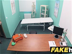 fake health center small towheaded Czech patient health test